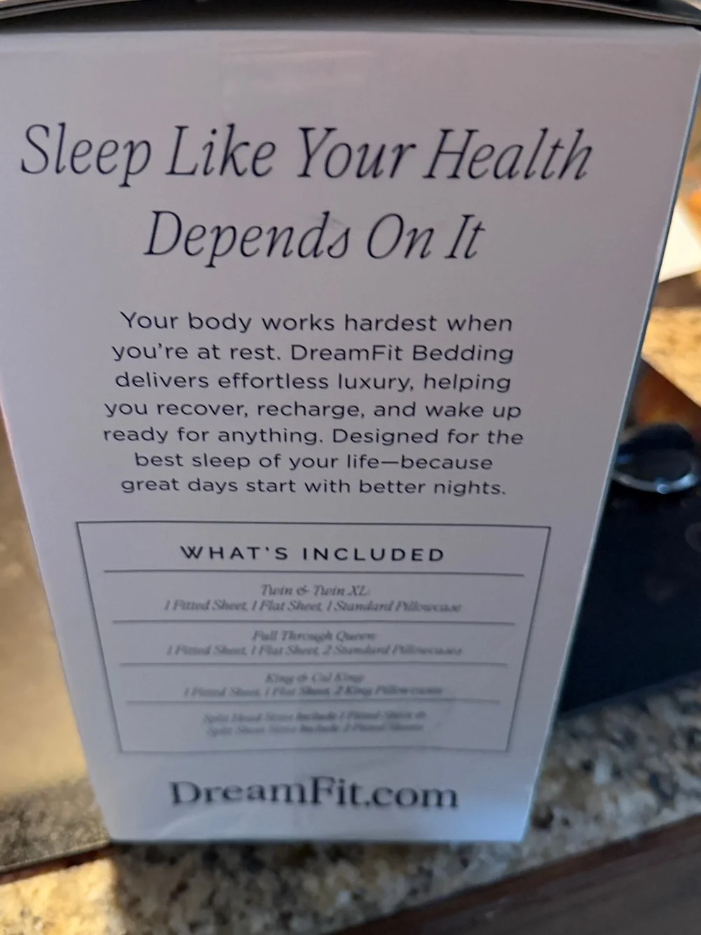 Dream Fit Enhanced Bamboo King Sheet Set in Deep Blue